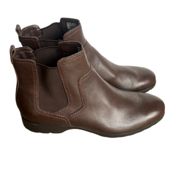 Rockport Adiprene by Adidas Chelsea Boots Brown Women’s Size 9.5 NEW - Picture 1 of 15